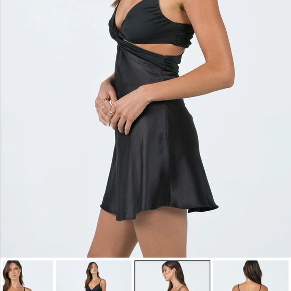 Princess Polly Black Mini Dress - Picture 3 of 13